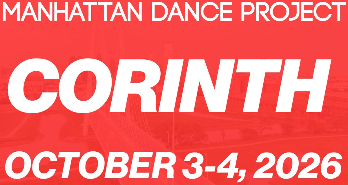 mdpdance's tweet photo. Register today for our Manhattan Dance Project Workshop in Corinth on October 3-4, 2026
https://t.co/w4755mQLYo
#mdp #mdpdance #manhattandanceproject #mdpCORTX #corinth https://t.co/vsI6Bo3hzj