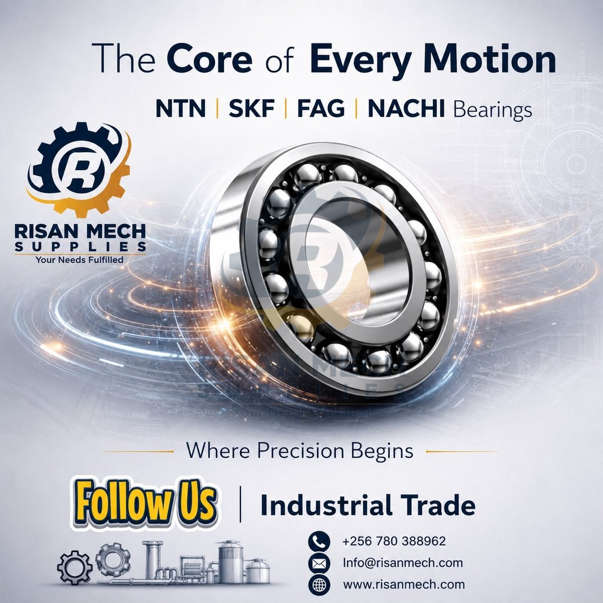 risanmechug's tweet photo. #bearing #spareparts #skf #nsk #koyo #engineering #mechanic #uganda https://t.co/dvoXtWK4YR