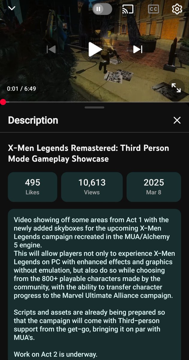 RekkiMaru78's tweet photo. CAN WE PLEASE GET A REMASTERED X-MEN LEGENDS GAME?!?! 

@/MarvelLegendsProject on Youtube https://t.co/7HcvLLtwGL
