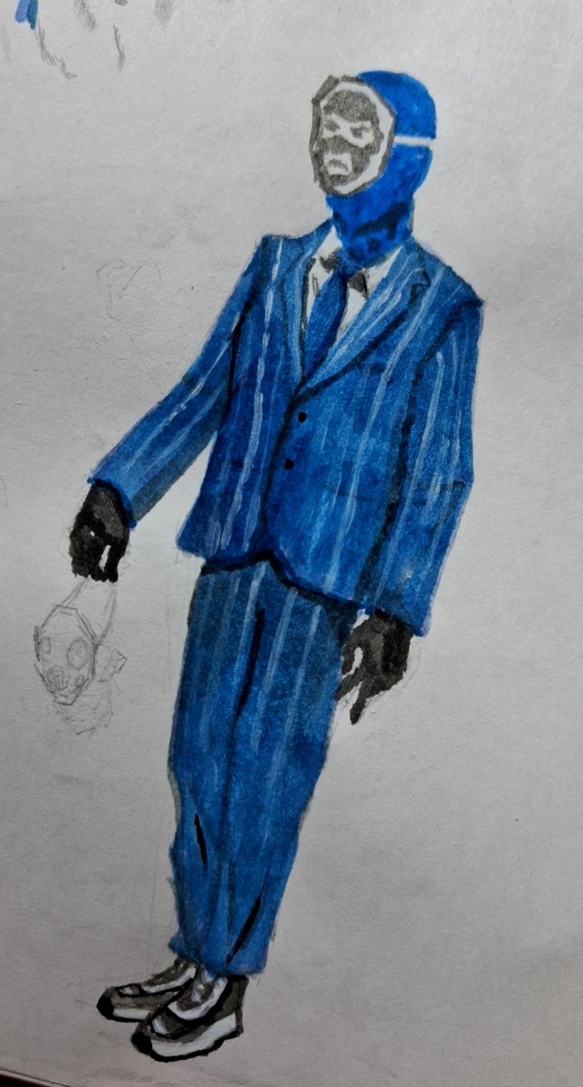 Solomonw9zc's tweet photo. OK...
For the first such acrylic drawing, I think it turned out well, I hope to finish tomorrow.

#art #spy #teamfortress2 https://t.co/nVPPd3wYRX