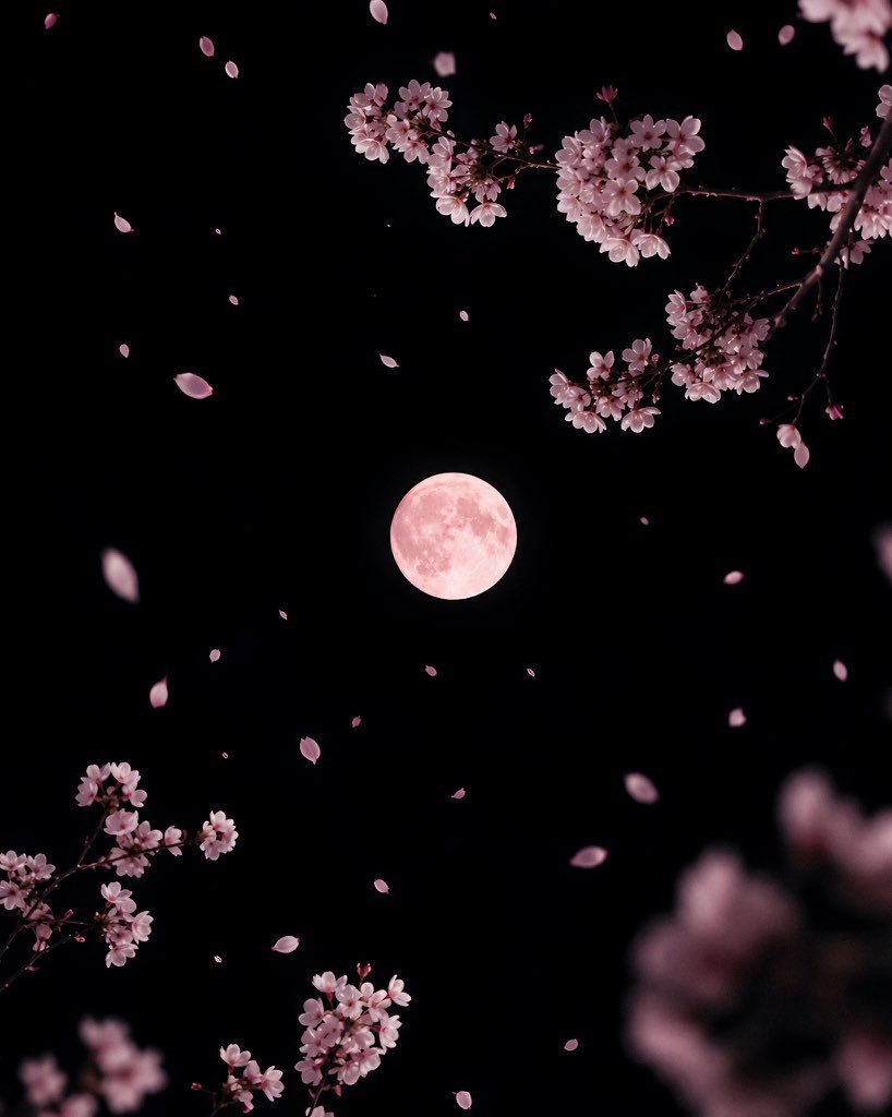 petalesblancs's tweet photo. the moon in bloom https://t.co/HLaWWfulhm