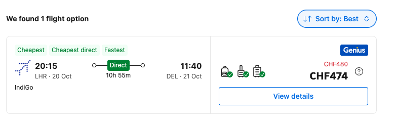 mohities's tweet photo. ⚠️ FRAUD//SCAM I paid EXTRA for a “Flexible Flight” on https://t.co/65TOC3LlxV

When I tried to rebook, buying the same flight for the same date and time was CHEAPER.

Why pay extra for “flexibility”? 🤔 This feels misleading a big scam at @bookingcom

#Bookingcom #TravelWarning https://t.co/fJUQQ5taBQ