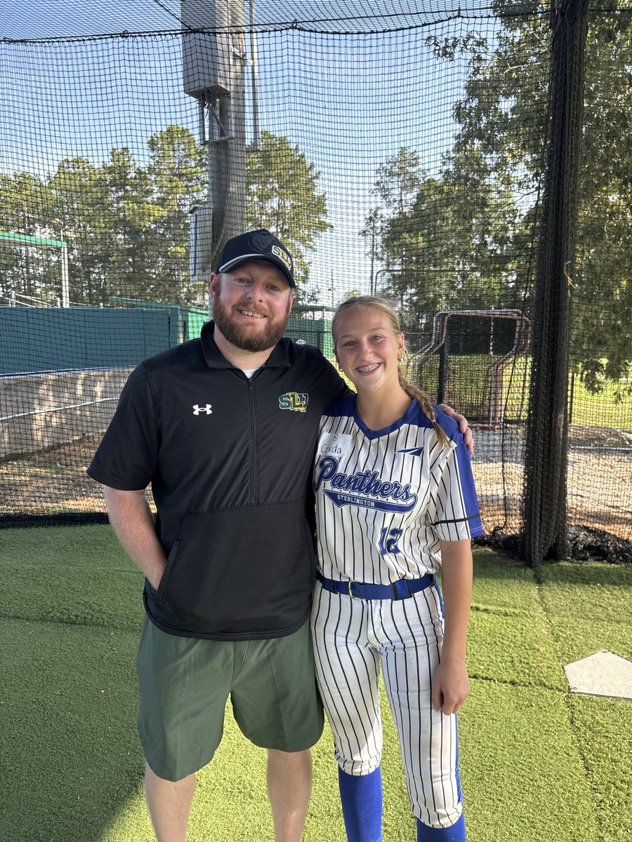BeaCerda22's tweet photo. Had some fun at the South Eastern camp this past weekend made some new friends and LOVED the coaches!! Thank you to all the coaches and staff!!
@LionUpSoftball 
@LSUA_SB https://t.co/07bzYtwHcD