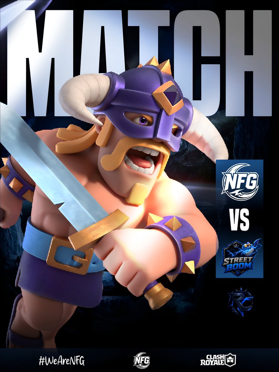 NFGEsportsGG's tweet photo. MATCH DAY | ROUND 1 🔥
🏆 @Royal_Cup_CR
⚔️ NFG Esports 🆚 Street Boom
🇲🇽 4 PM MX / 🇫🇷 12 AM CEST
A new battle awaits! 💪🔥
The team is ready to give everything and fight for the win. 🏆❤️🔥
See you tonight! 🚀
#RoyalCup #NFG #MatchDay #Esports https://t.co/HUpnOe11ZD