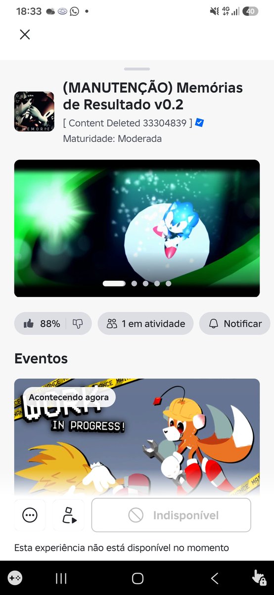 Wolfy_arf's tweet photo. Infelizmente OM entrou em manutenção tbm, agr so esperar pra ver quando vai abrir,  espero que nao seja igual BBN que nao deu nenhuma informação ou pista pra reabertura até agr https://t.co/sqOQdZlwgi