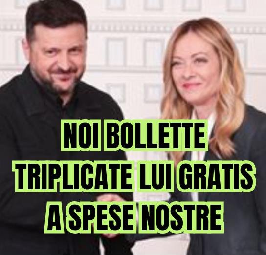 Anna302478978's tweet photo. Ucraina,l’ultimo regalo di Meloni a Zelensky fa infuriare gli italiani:mentre noi pagheremo bollette stratosferiche x causa sua, lei gli regala generatori x l’inverno
REGALIE
x un Paese che neanche fa parte
dell' Europa non riusciamo a comprendere
Niente la Meloni vuole perdere https://t.co/AV3cR1x6Qj