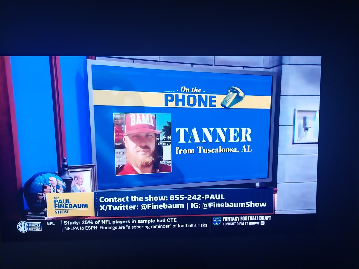 BradEnglis460l3's tweet photo. Glad Tanner is back! What a Great Dude. Alaways has good points and intelligent calls! 
@finebaum https://t.co/WMpSwKKy46