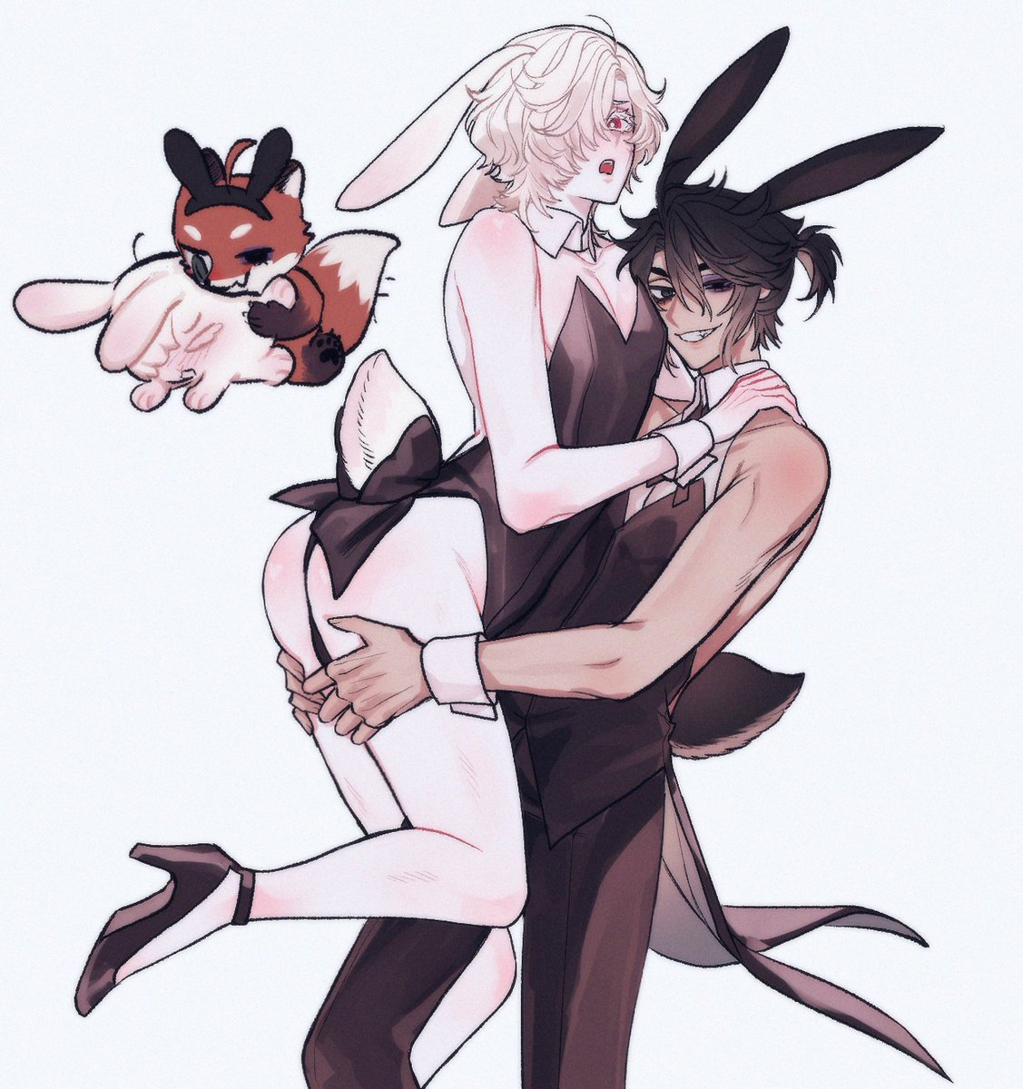 AraliaWinter001's tweet photo. 囚墓🐰🐰 https://t.co/oPsKMsj1Sc