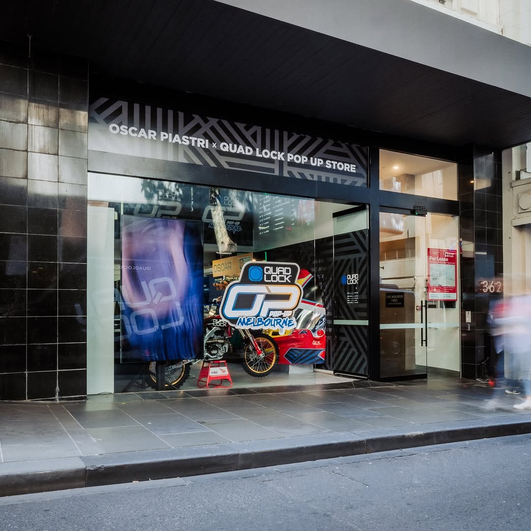 CLUDIASOUZA2's tweet photo. Want a pop-up tour? 👀

Swipe through to see every corner of our Quad Lock x Oscar Piastri pop-up store if you haven’t already!

This was our first time bringing something like this to life, and the support from the Melbourne community has been incred... https://t.co/3ZbpyZgJw3