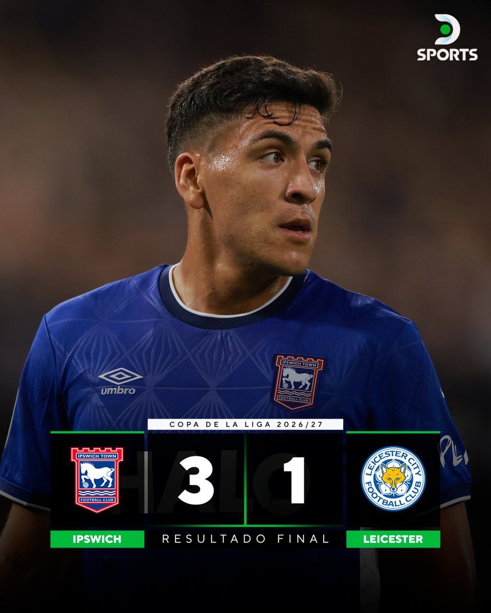 DSportsCL's tweet photo. DOBLETE DE MARCELINO NÚÑEZ EN EL TRIUNFO DE IPSWICH TOWN ⚽🇨🇱🏴󠁧󠁢󠁥󠁮󠁧󠁿

Con dos goles del futbolista chileno, los Blues avanzaron en la Copa de la Liga tras vencer a Leicester City por 3 a 1.

⚽🅰️ El Ex-Cruzado lleva 5 goles y 9 asistencias en 38 partidos con el equipo inglés. https://t.co/ZVgpLzcnot