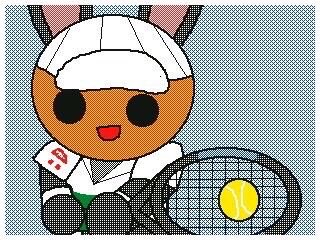 Nt4Up's tweet photo. @tennis365 I'm  Kurousapon.#KeiNishikori 選手さんファイト🐈。 https://t.co/iZaGrrANSs
