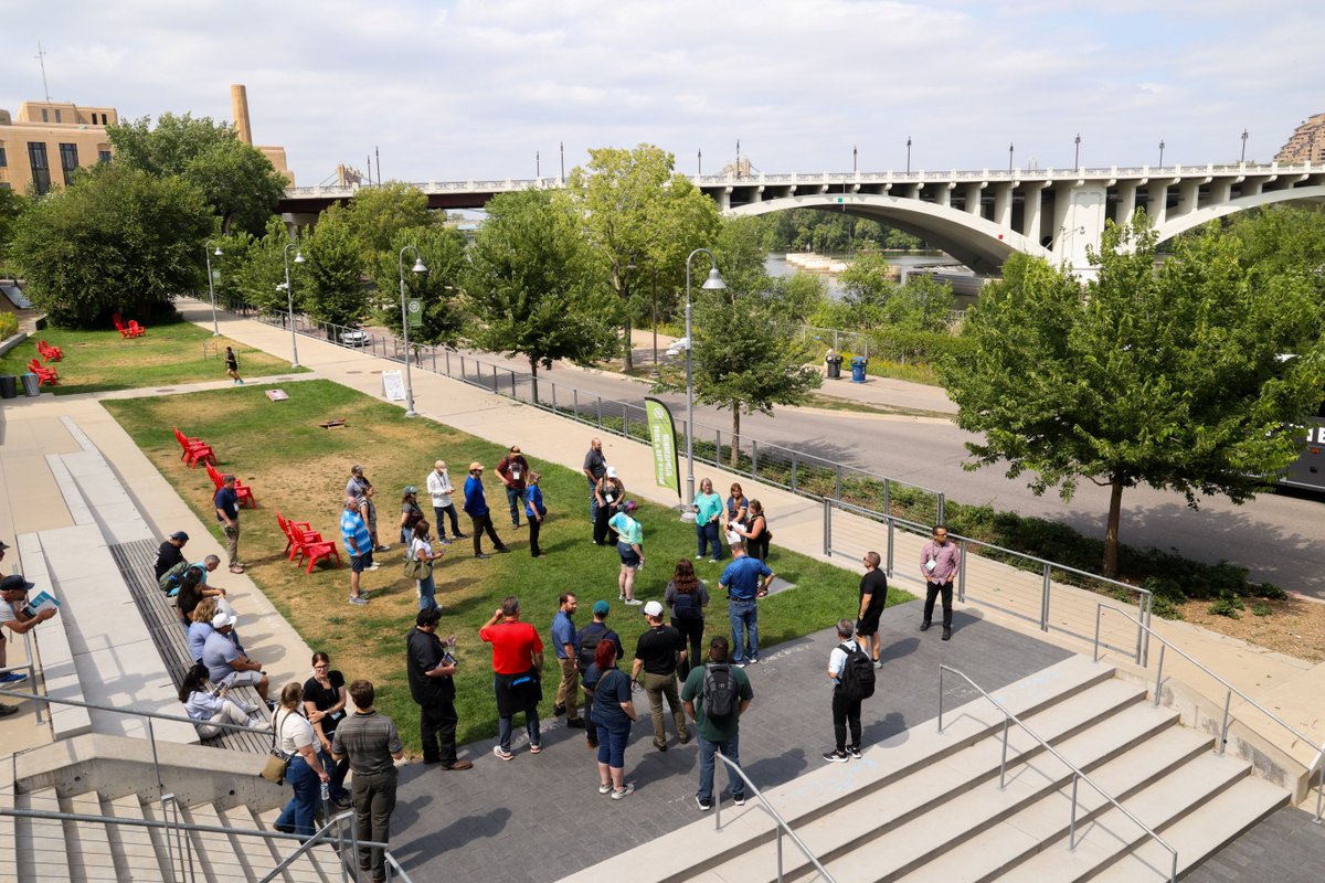 estormwaternews's tweet photo. ๐ง Todayโs #StormCon 2026 St. Anthony Falls Lab & Water Works Tour gave attendees a firsthand look at water research, stormwater innovation, green infrastructure & water reuse across two standout Minneapolis sites. https://t.co/Fo0Oyw5BLo