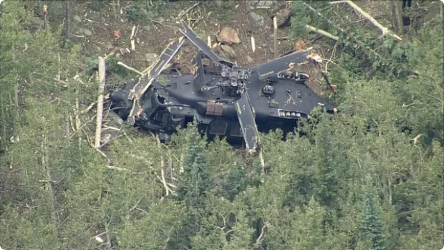 sentdefender's tweet photo. An Army MH-60 Black Hawk from the 160th Special Operations Aviation Regiment was involved in an aviation mishap during a routine training operation near Denver, Colorado, on Aug. 25.

The helicopter made an apparently unplanned landing in a wooded area in the foothills west of Denver. Four people were aboard, and initial reports indicate there were no injuries.

The Army has opened a safety investigation and has not released additional details about what caused the incident.

Source: https://t.co/zzkyQNOBu6