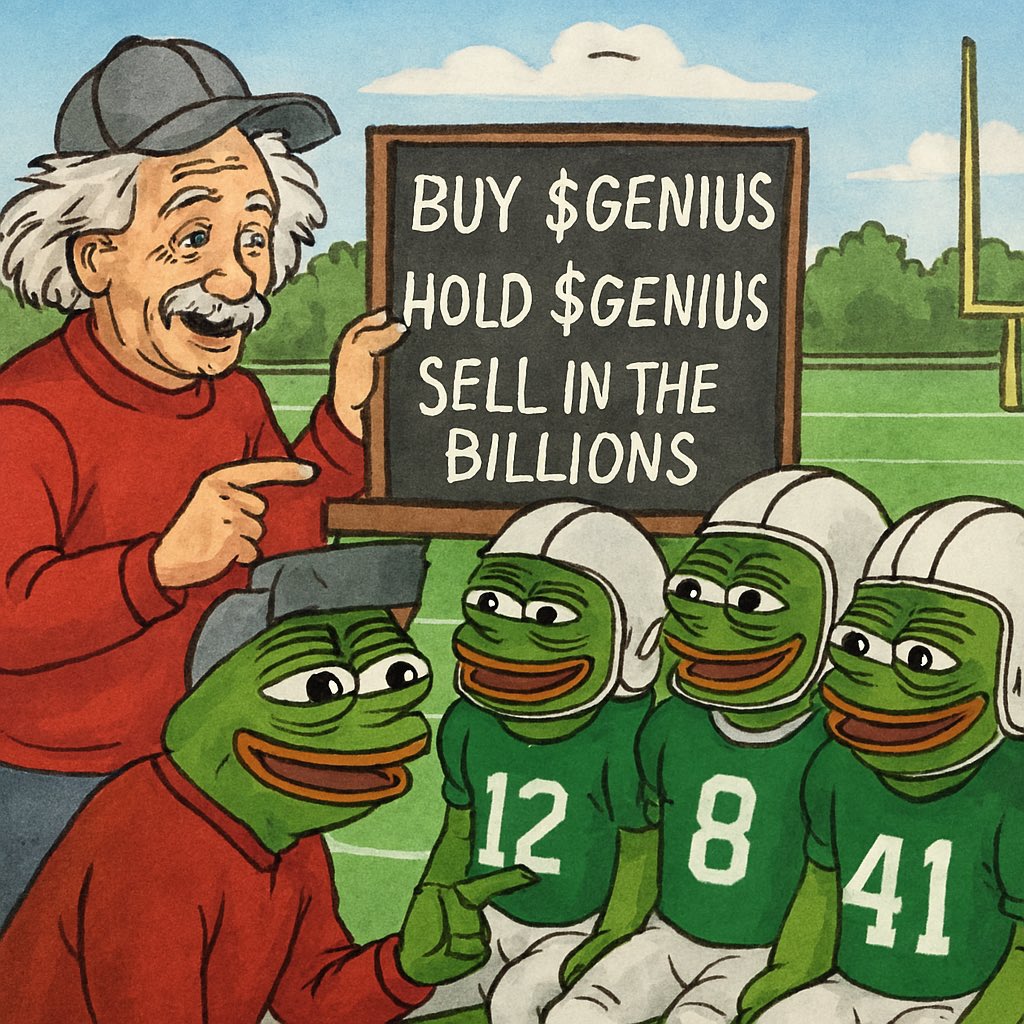 Genius_Quotes__'s tweet photo. Weak hands are gone. The playbook is simple. Simply $Genius https://t.co/r35oV3nYBI