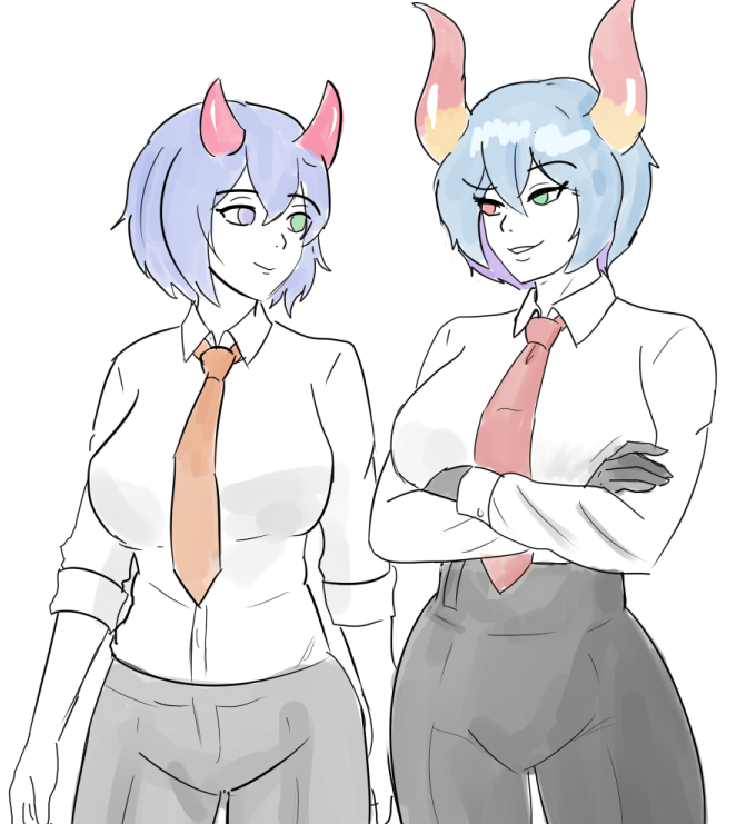 Akira_LAveyVT's tweet photo. Hace unos días, estaba viendo que varios compartían sus primeros diseños VTubers, yo me encontré el diseño de la Akira original (No estaba destinada a ser VTuber) Y quise dibujarla en mi actual estilo ... 

De hecho, si bajas por Twitter, podrías llegar a encontrar unas cuantas ilustraciones de ella y luego el cambio poco a poco hasta el actual.