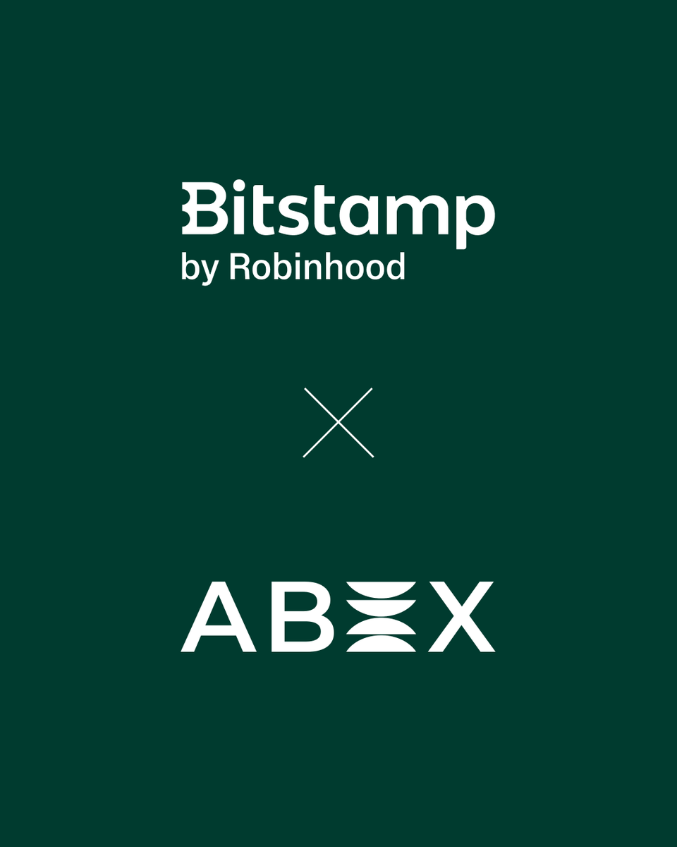 RobinhoodCrypto's tweet photo. We’re pleased to announce new connectivity between Bitstamp by Robinhood and ABEX, giving mutual clients access to our spot liquidity through ABEX’s agency execution offering.

ABEX’s execution layer combines research-led algorithms with low-latency C++ infrastructure to help reduce trading costs and preserve strategy alpha.