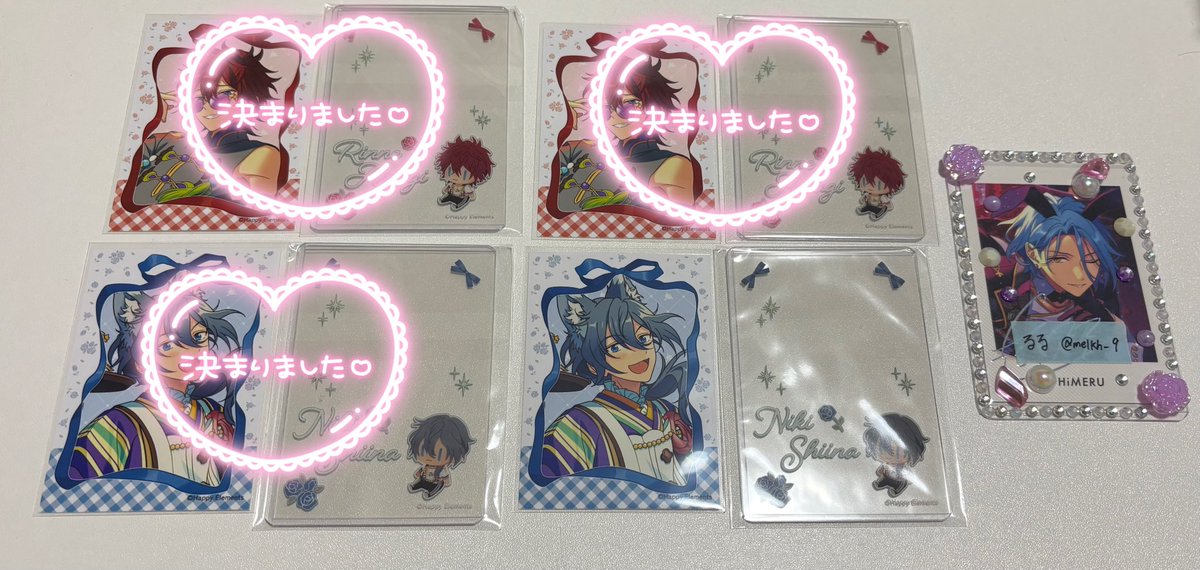 melkh_9's tweet photo. 【交換】あんスタ ミニブロマイド&amp;硬質カードケース

譲｜ニキ

求｜HiMERU

都内手渡し、郵送可能◎
検索からもお気軽にお声がけください🫧 https://t.co/hc4gB5VnO9