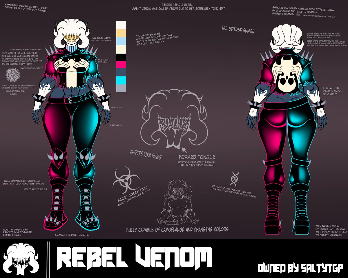 SaltyTGP's tweet photo. The long awaited She venom ref is finally finished https://t.co/XUPQmLhMo5