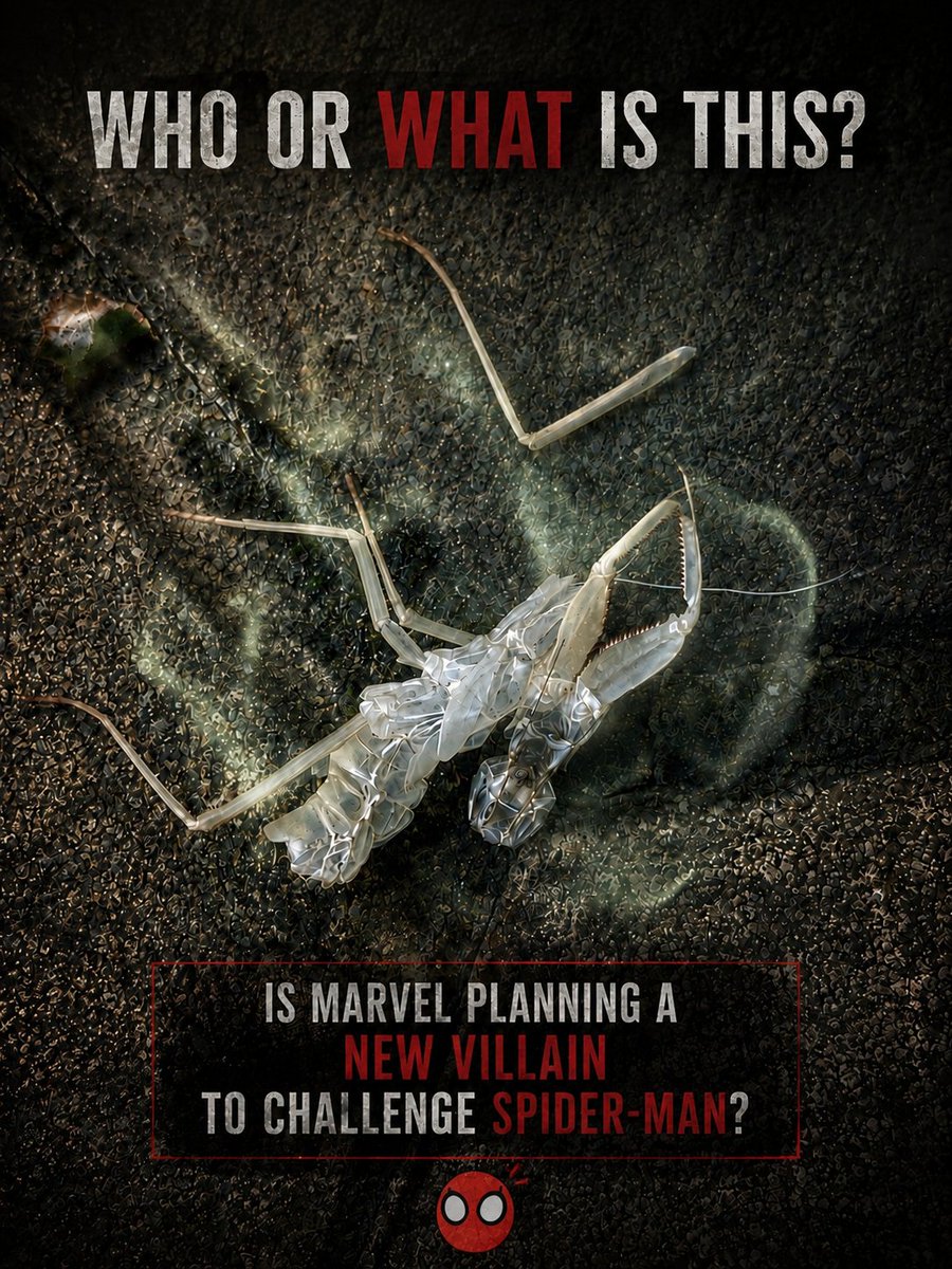 JamesBBright's tweet photo. Wait… is that a mantis or a shrimp? 😂
Either way, Spider-Man might have a problem. https://t.co/GV0T3tAkR7