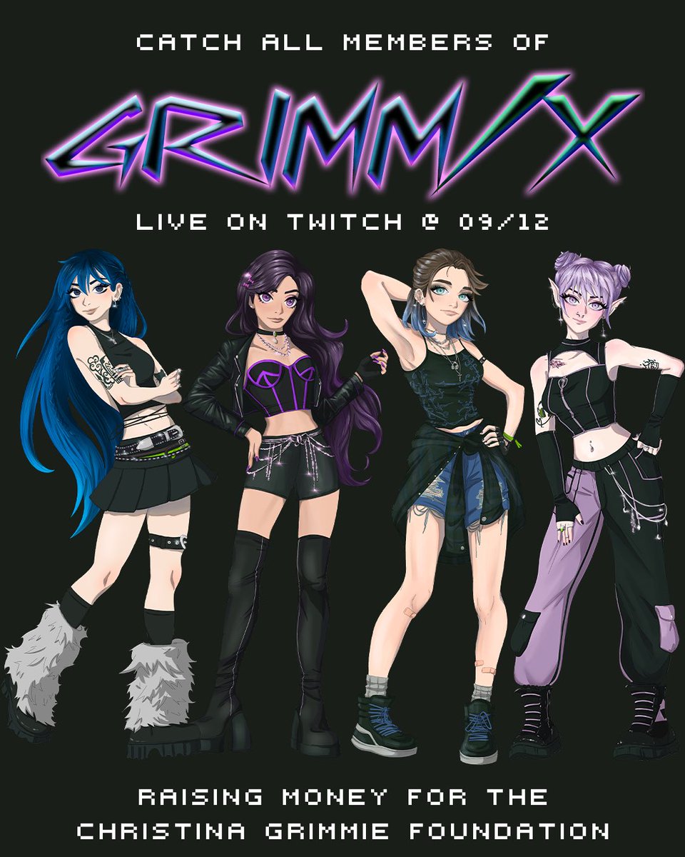 grimmx_tv's tweet photo. Catch DJ Haru and the GRIMM/X gang live on Twitch on 09/12 as they raise money for the Christina Grimmie Foundation 💚 https://t.co/MZV6I052O9