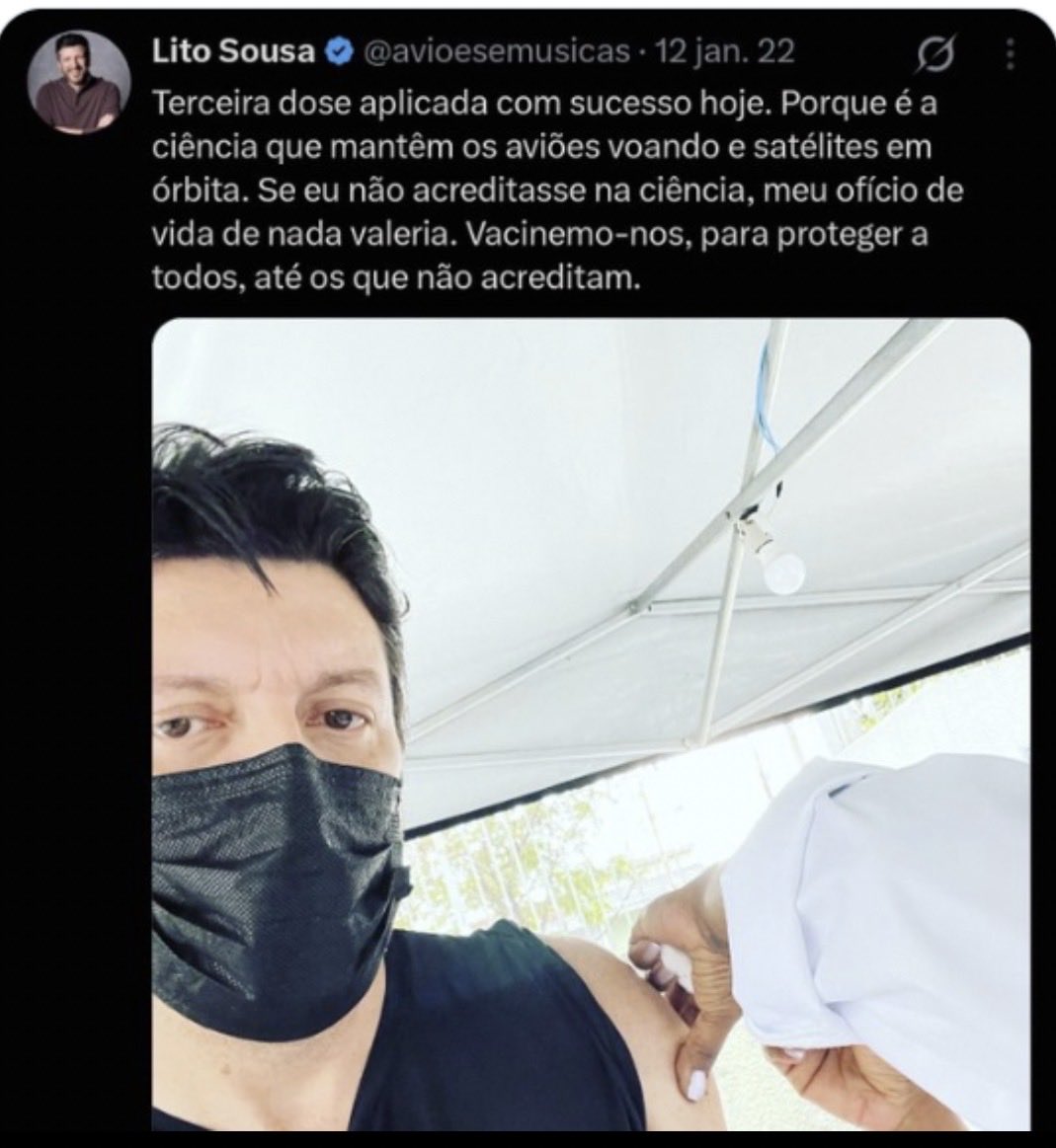 Doutrinadorg's tweet photo. Negacionistas! 
Assim nos chamavam os "vacilovers".. https://t.co/bTyiSfUes5