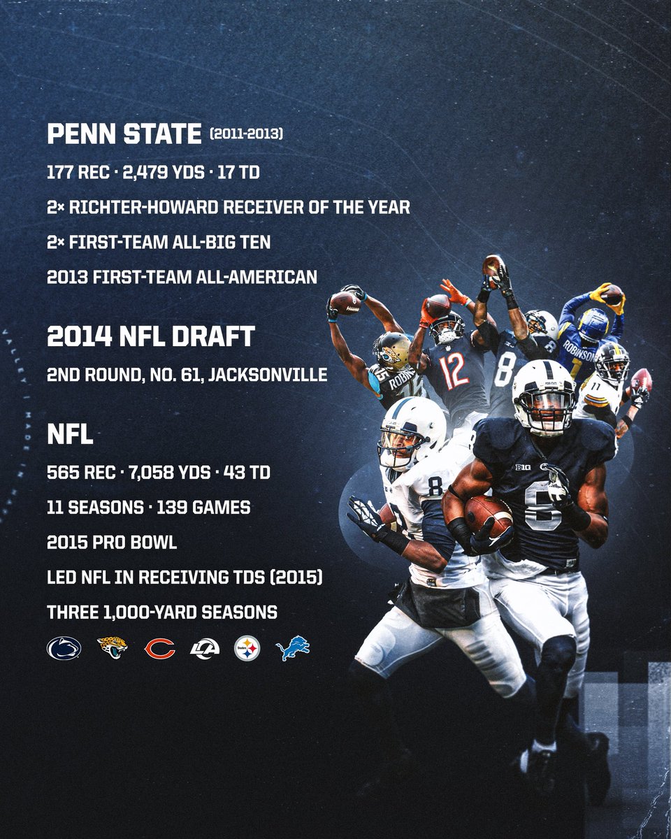 PennStateFball's tweet photo. A career that speaks for itself. 

🫡 @AllenRobinson https://t.co/Ltuyy5HIji