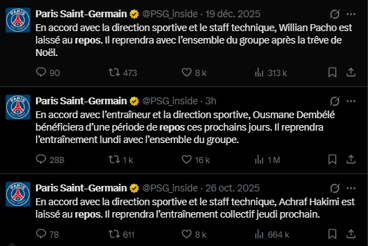 marius_toujours's tweet photo. Le fameux soucis qu'il y avait eu avec Pacho en décembre dernier et avec Hakimi en octobre ! https://t.co/vy4WIUyIm4