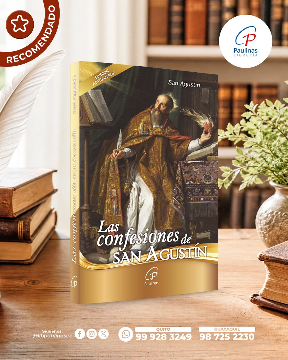 libpaulinasec's tweet photo. 📖️ RECOMENDADO🙏
Adquiérelo en nuestras Librerías en:
📍Quito: Selva Alegre Oe1-95 Y Av.10 De Agosto.
📍Guayaquil: Baquerizo Moreno 818 y Junín.
📲Sigue nuestro canal en WhatsApp: 👇https://t.co/oecVRzeqrb
🌐Visita nuestra web. https://t.co/0CgMuo7OQ5 https://t.co/ZsCpF6DYtQ