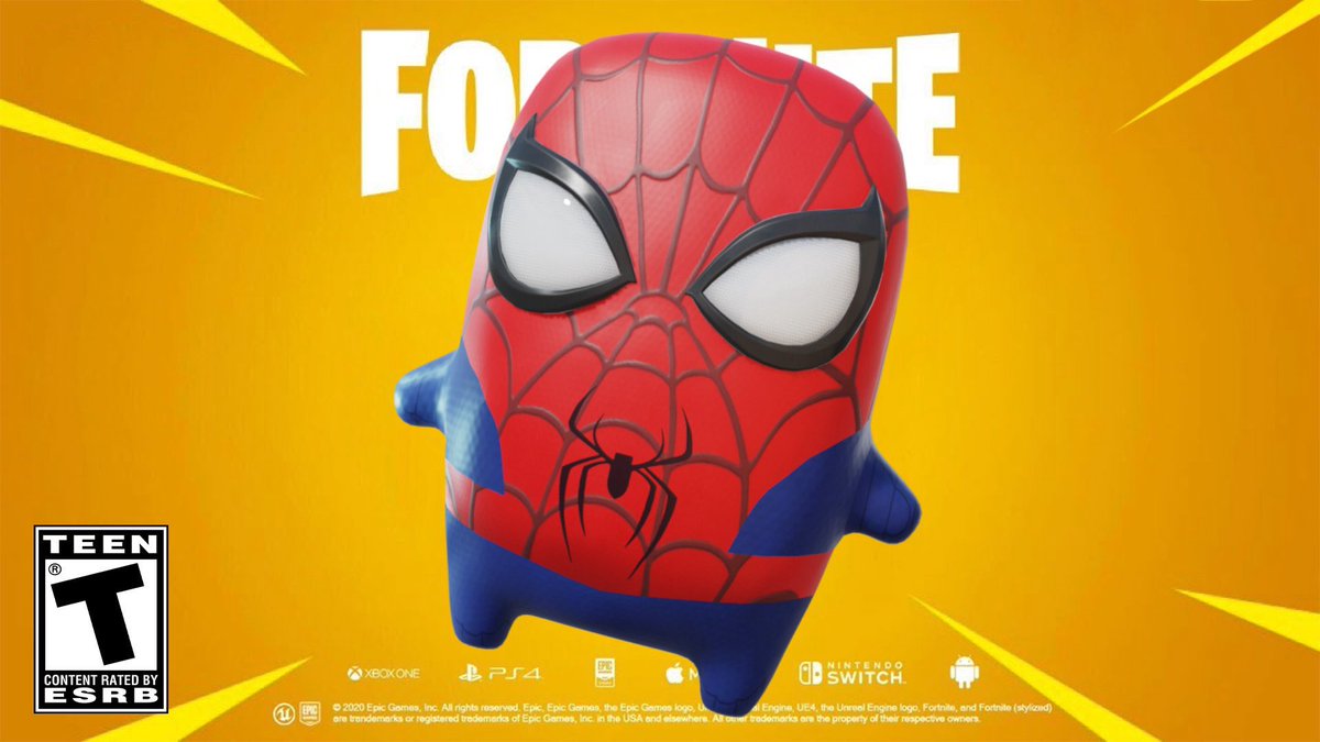 FortniteFNLK's tweet photo. FORTNITE SCRAPPED SPRITES!

- El Chapulín Colorado
- Spider-Man
- Superman
- Bart Simpson https://t.co/fdSbTsiksd