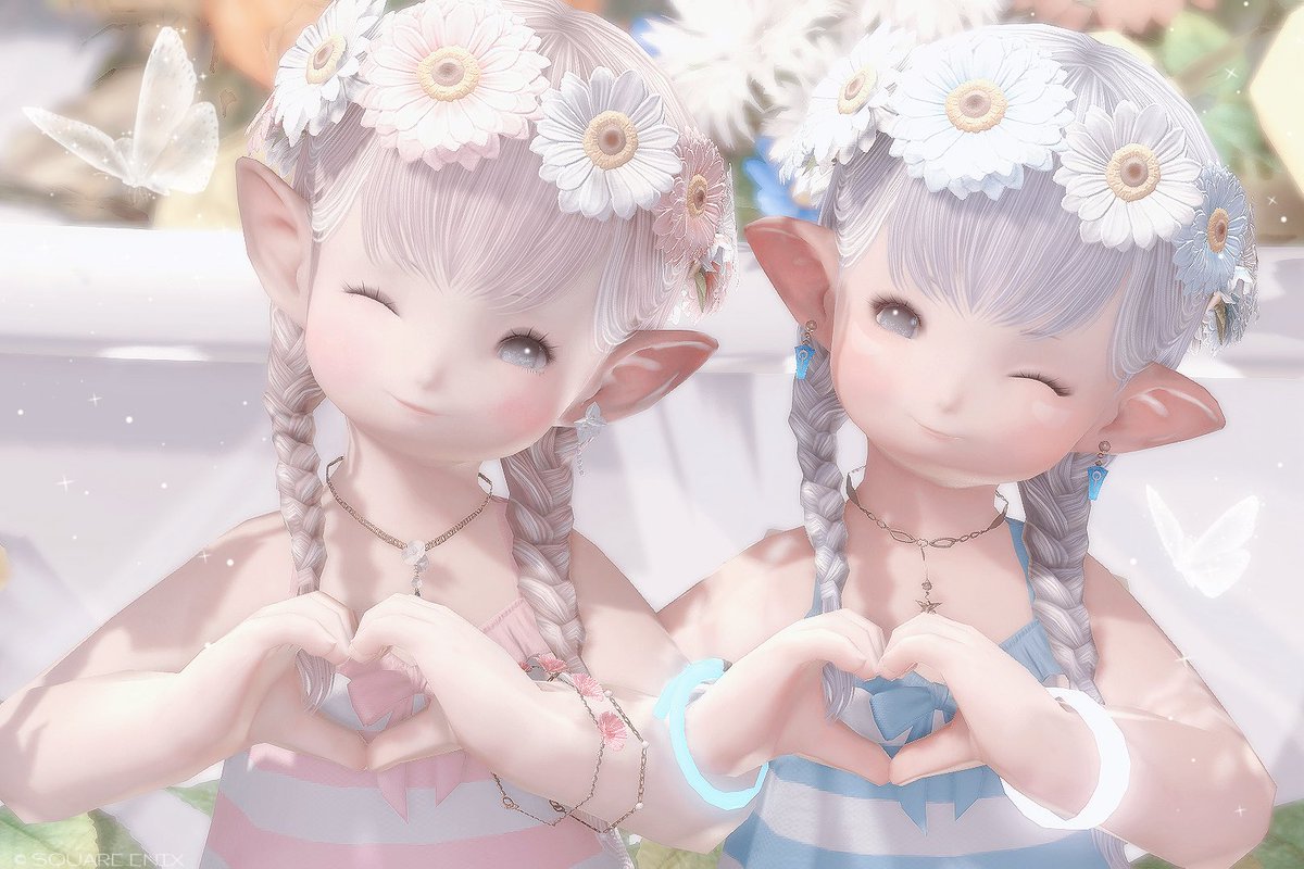 _ikuranosushi_'s tweet photo. ( ( ⊃ > . < )♥︎( > . < ⊂ ) )
#FF14SS #おはララ #No73 https://t.co/j3AOG5oLs1