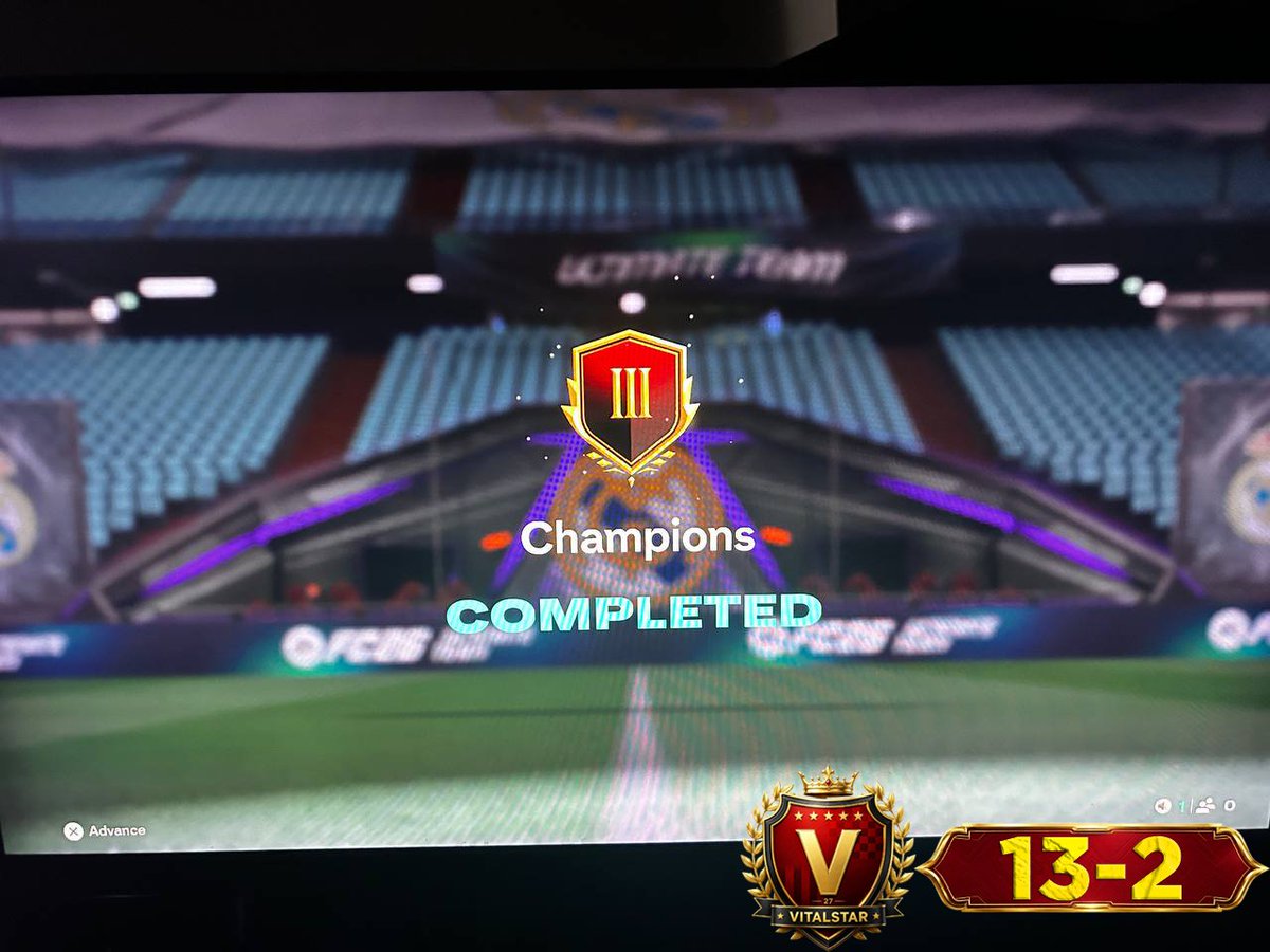 vitalstar27's tweet photo. #Boost_WL🎮
#FC27 #fifa #wl #fut #ut #ultimateteam #фифа #easportsfifa #weekendleague #futchampions #fifasquads #fut27 #eafc #ea_fc #fifamemes #easportsfc #easportsfc27 #eafc27 #fc26 https://t.co/PUeiBKKebr