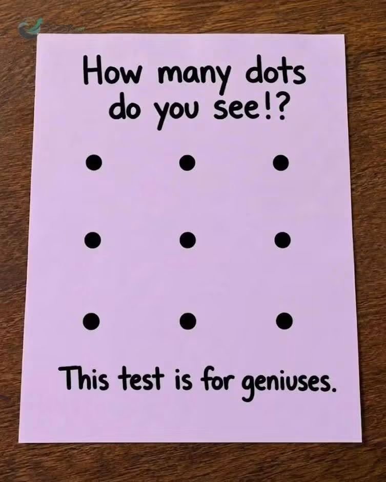 Knightley_22's tweet photo. You're eyes might count the dots...!!!

but your brain could trick you 👀🧠 https://t.co/8Beld4N60Q