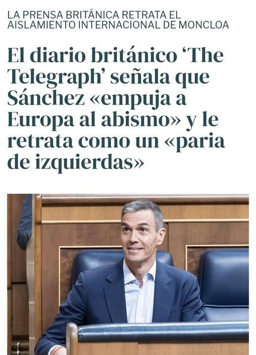 Rober_Alcaz's tweet photo. El periódico británico The Telegraph es demasiado dulce, demasiado cariñoso y melindroso con quien es un pVto bicho.
Si a Pinocho hay que llamarlo por lo que hace MHDLGP, se le llama directamente y punto pelota.
No hay que ser tan sutil con quien sólo merece patadas en los 🥚🥚 https://t.co/w4SIl52ANn