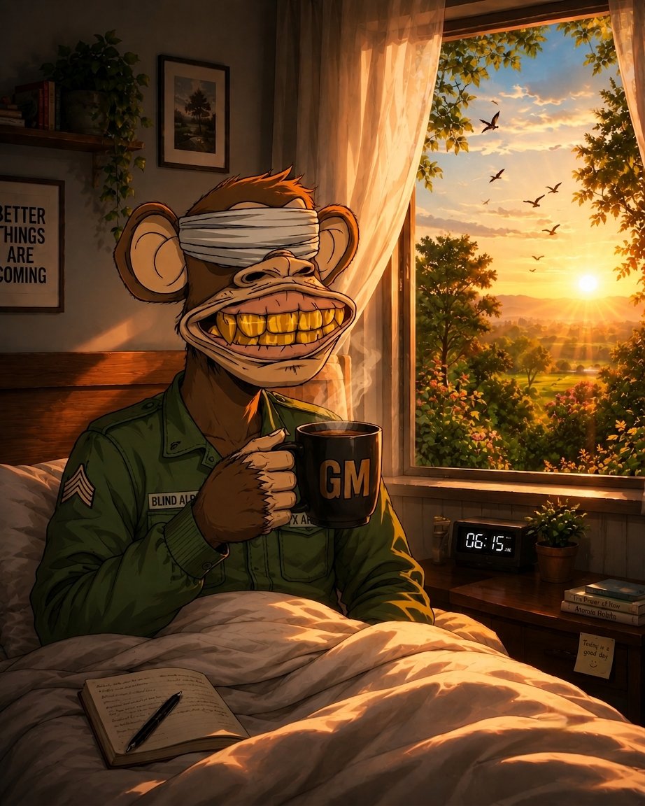 blindalphaX's tweet photo. Good morning! X fam.

A fresh start, new chances ahead. Let's begin with a smile. https://t.co/pOuzh0XA9c