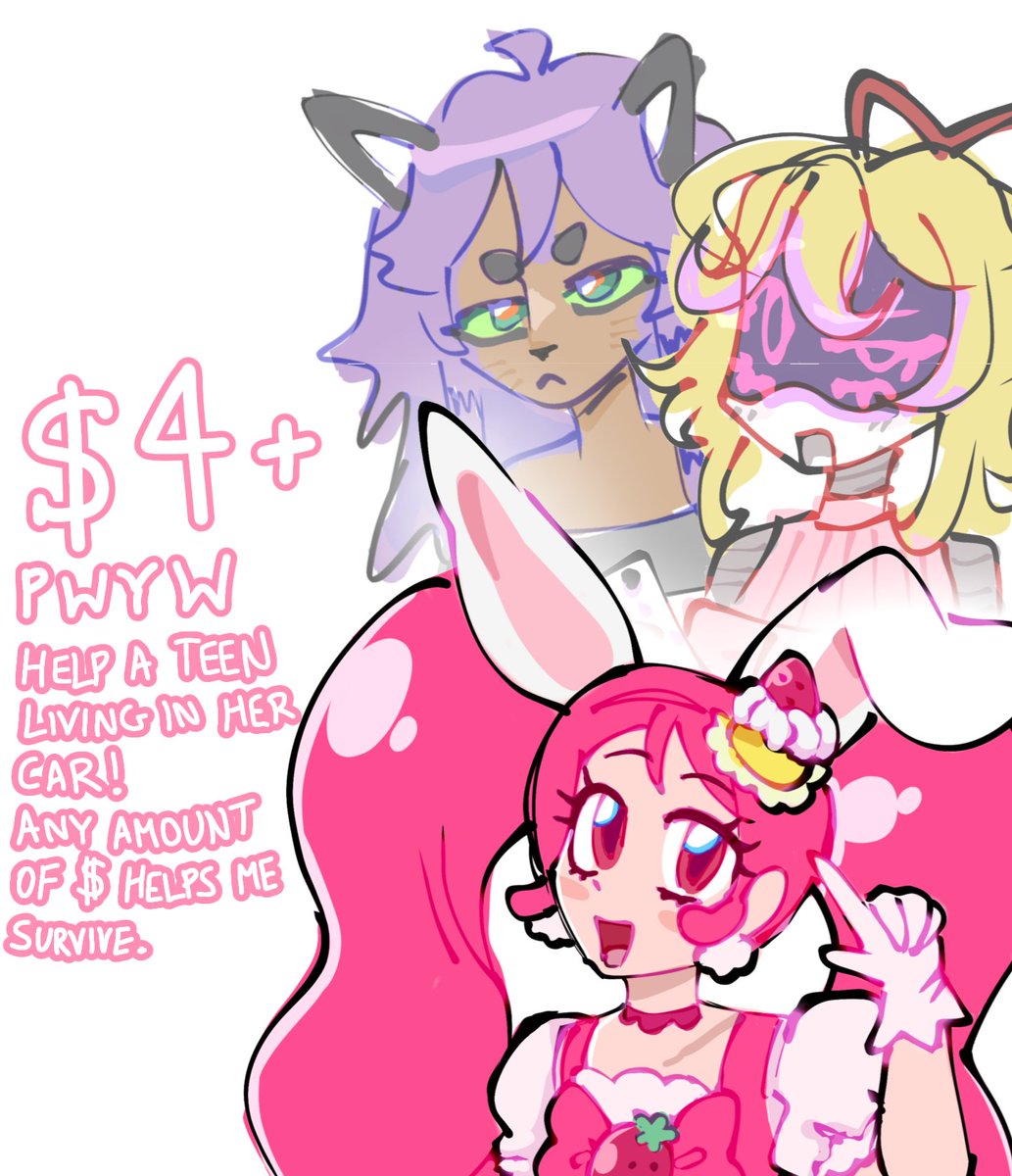 paranevitable's tweet photo. I am currently homeless and taking emergency art commissions to survive.

retweets, shares, and tips mean everything right now 💜 https://t.co/376l6SZWjq
