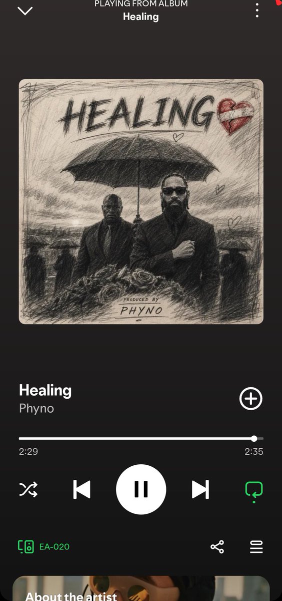 Alexusdeyforyou's tweet photo. Phyno Healing out now https://t.co/I1v778B4Xu