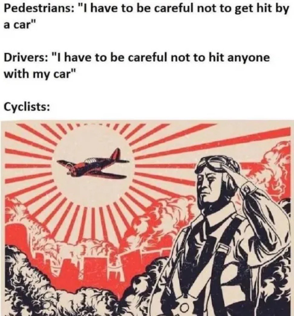 SteevHat's tweet photo. @cabisbee This all-purpose cycling meme is true: https://t.co/wak1ADp9m8
