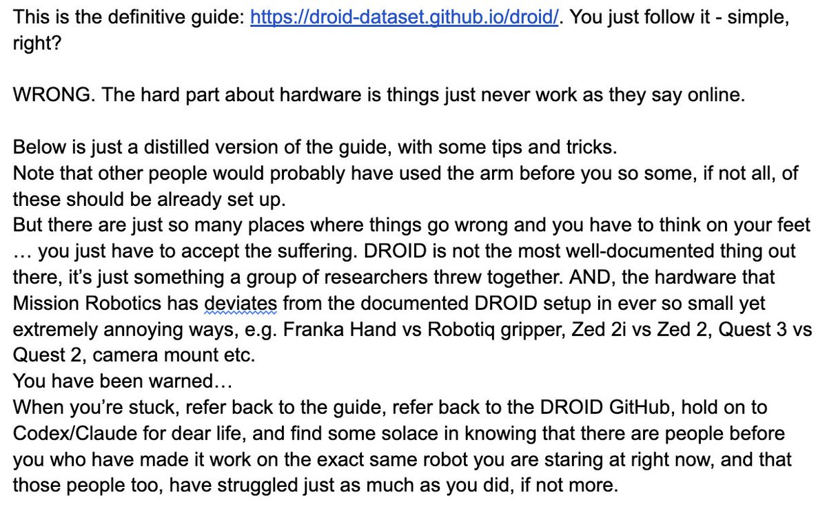 pentestduck's tweet photo. Can attest to how terribly difficult it is to get DROID set up and running the first time.

Below is unironically the start of a "quickstart" guide I wrote for setting up DROID. https://t.co/PHmaOCaR0c