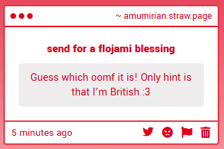 umamimeat's tweet photo. FLOJAMI BLESSINGS! STOP THIS. STOP THESE GAMES. I NEVER GET IT RIGHT https://t.co/fz4vGc2CpX