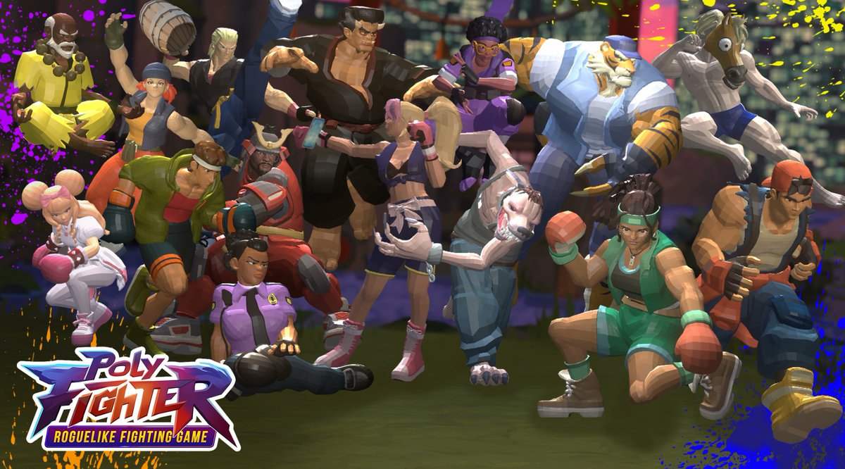 SuperGirlKels's tweet photo. Our #PolyFighter REVEALED cast ... (so far 😉) Thanks for supporting our roguelike fighting game... coming soon with so much more to come!

Anyone stand out to you? 📝
https://t.co/Rz7wwsfR2A https://t.co/SmWLZs9wfF