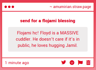 umamimeat's tweet photo. FLOJAMI BLESSINGS! ik bro... they told me.... i see them cuddling everyday and everytime... floyd the cuddler.. https://t.co/7K9M1bAUhZ