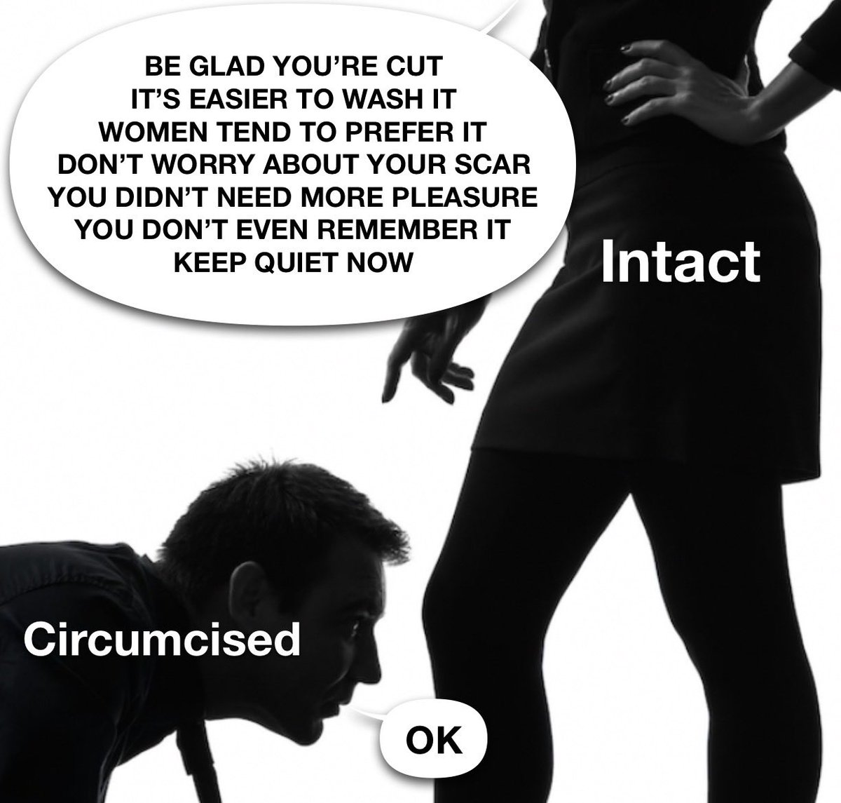 DontTreadUponBU's tweet photo. The irony of the Abdul Jesse Waters exchange is that infant circumcision &amp; transing a child are both barbaric irreversible unnecessary surgery on a child’s healthy private parts without consent. Circumcision is just more common &amp; mutilated men are taught to accept it &amp; stay quiet https://t.co/gb5EHvIhHj