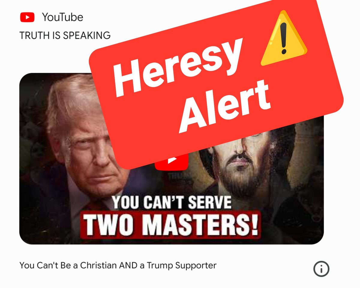 BenJDitzel's tweet photo. #Heresy:This is a manipulative false binary, equating pragmatic civic stewardship with the idolatrous "name it &amp; claim it" prosperity &amp; NAR. Biblical Christianity rejects right-wing political cults AND left-wing progressive heresy. Allegiance belongs to Christ &amp; His Word alone! https://t.co/z3wUVsTGkE
