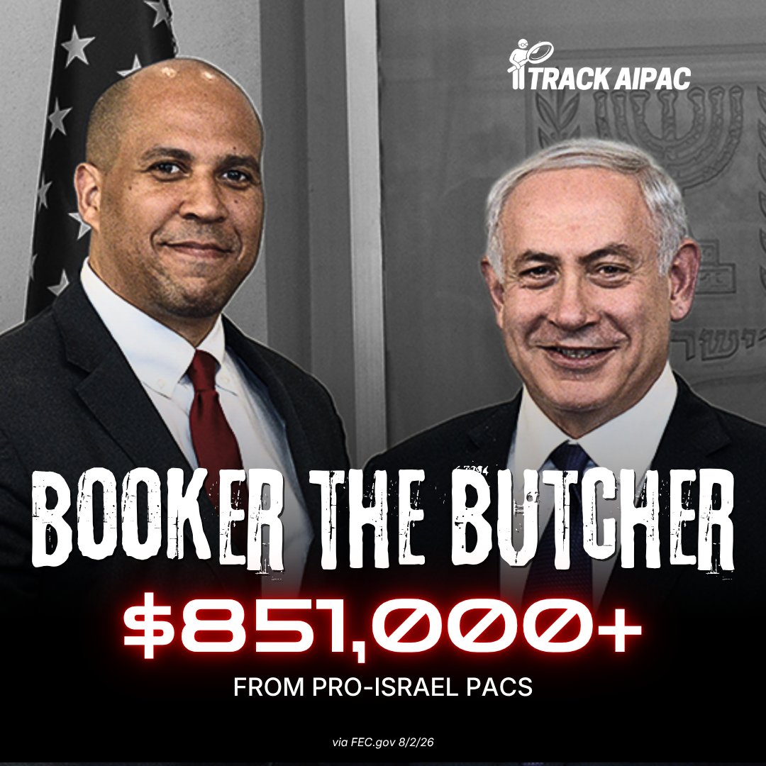 TrackAIPAC's tweet photo. @CoryBooker https://t.co/zxZ4iJFzrh