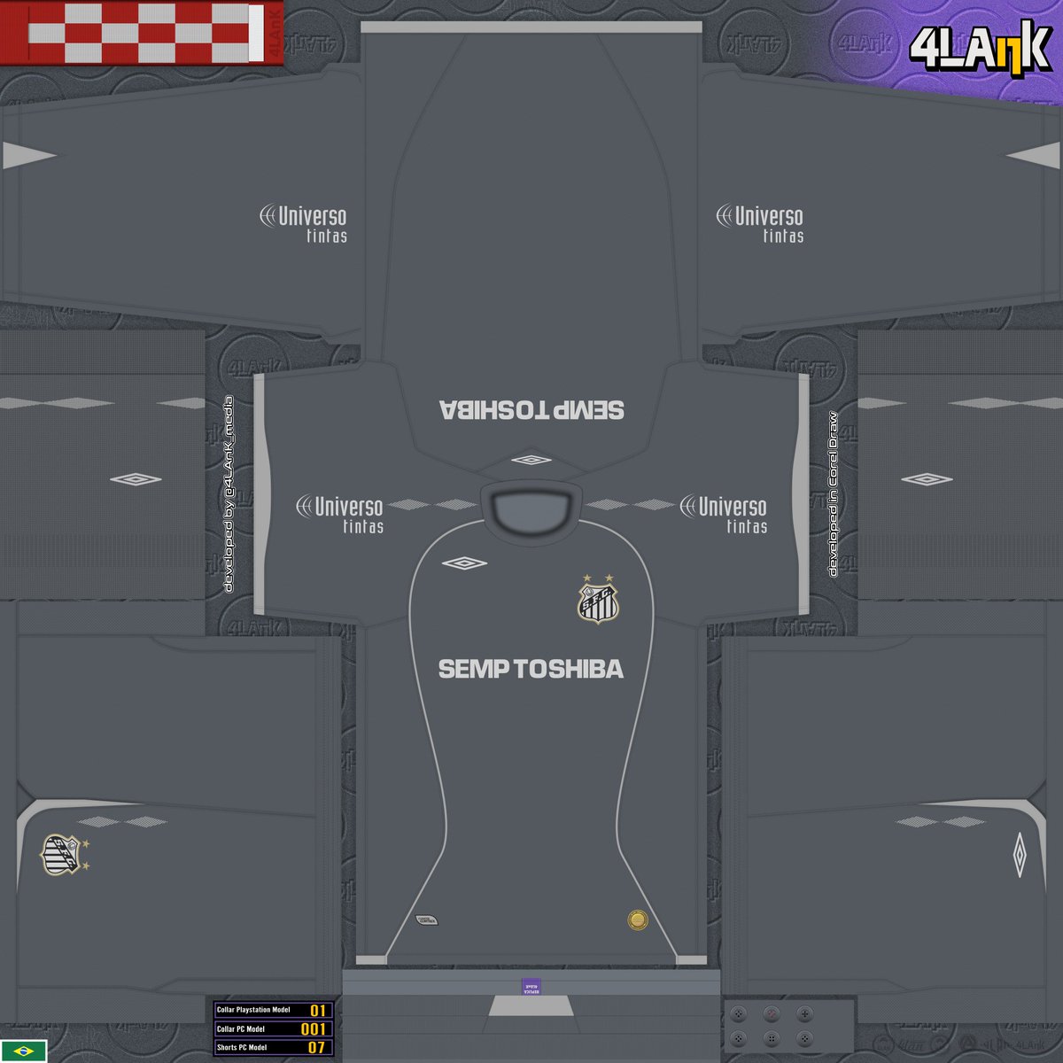 4LAnK_media's tweet photo. FEITO SOB ENCOMENDA

Santos | Umbro | 2008-09
Kits PES 2020 | PES 2021 | eFootball2026

🔽DOWNLOAD:
https://t.co/L2CM7LbIT4 https://t.co/76GIdSDVXj