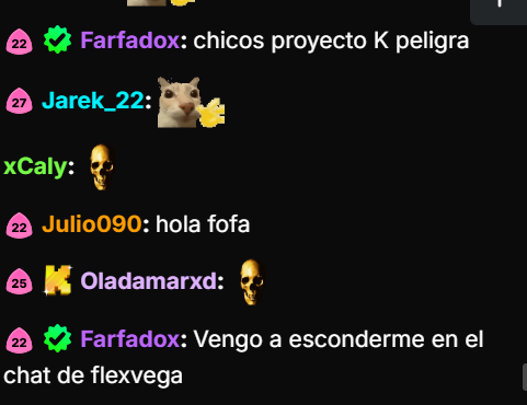 valpaax's tweet photo. Farfa en el chat de flex: https://t.co/RZ6X5jFg4T