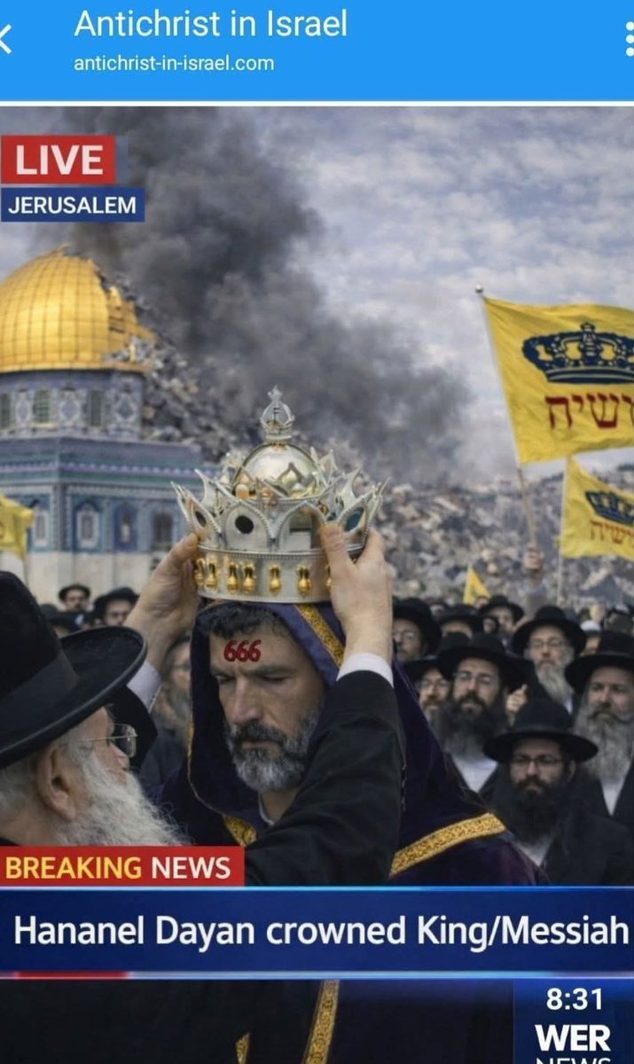 Solutio1Mid's tweet photo. @rowton007 Chabad's plan is more satanic than anyone can fully grasp. At the very end of the Judeo Masonic rabbit hole, Israel intends to reveal their new messiah Hananel Dayan, THE ANTICHRIST 666 https://t.co/zcaWyPvHWX https://t.co/7jPohuDuBw