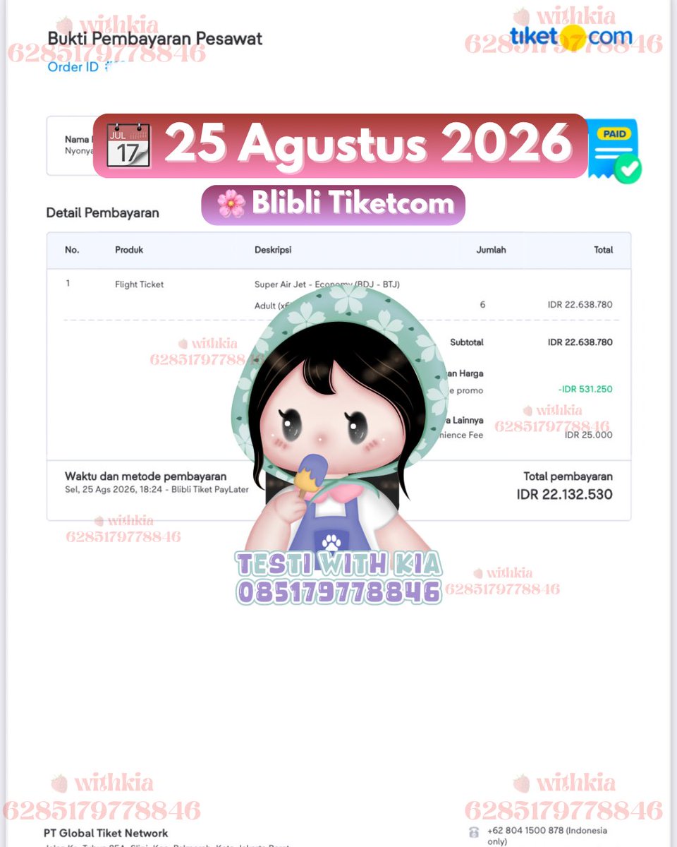 jajanwithkii's tweet photo. MASUK GESTUN BIG NOM🤑✨ 

gestun indodana blibli paylatter tiketcom! trusted 100% instan sung trf😙🫶🏻 big nom get spec fee yookk😝 

🖇️ 22.638.000
🖇️ 6.342.000 

☎️ call kia gestun fastrep on wa 6285179778846 https://t.co/02JCZft4Rw
