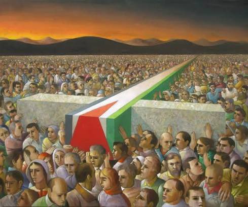 missnabulsiya's tweet photo. In honor of Sliman Mansour, here are some of his paintings he had painted that have powerful meanings 🇵🇸🤍 https://t.co/khZUT7IRyv