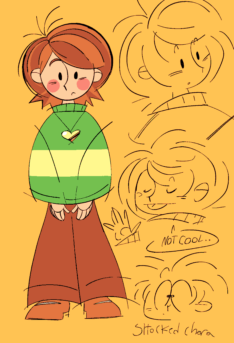 sparklyst4rs's tweet photo. chara doodle https://t.co/2AOR8f0zSX